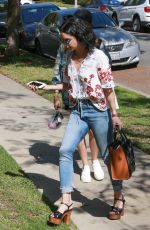 VANESSA HUDGENS and ASHLEY TISDALE Leaves Vanessa