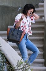 VANESSA HUDGENS and ASHLEY TISDALE Leaves Vanessa