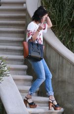 VANESSA HUDGENS and ASHLEY TISDALE Leaves Vanessa