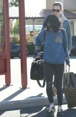 VANESSA HUDGENS at Burbank Airport in Los Angeles 02/11/2016