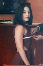 VANESSA HUDGENS at Fitwel Custom Clothes in Beverly Hills 02/22/2016