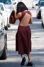 VANESSA HUDGENS at Fitwel Custom Clothes in Beverly Hills 02/22/2016
