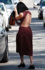 VANESSA HUDGENS at Fitwel Custom Clothes in Beverly Hills 02/22/2016