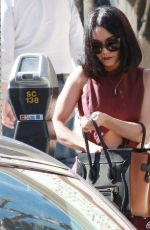 VANESSA HUDGENS at Fitwel Custom Clothes in Beverly Hills 02/22/2016