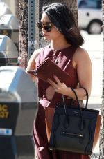 VANESSA HUDGENS at Fitwel Custom Clothes in Beverly Hills 02/22/2016