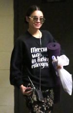 VANESSA HUDGENS Leaves a Gym in Los Angeles 02/03/2016