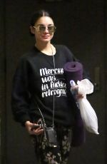VANESSA HUDGENS Leaves a Gym in Los Angeles 02/03/2016