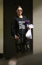 VANESSA HUDGENS Leaves a Gym in Los Angeles 02/03/2016