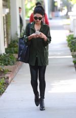 VANESSA HUDGENS Leaves Kate Somerville Skin Care in Los ANgeles 02/26/2016