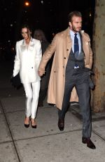 VICTORIA and David BECKHAM Night Out in New York 02/08/2016