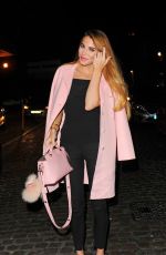 VICTORIA BAKER-HARBER Arrives at Chiltern Firehouse in London 02/03/2016
