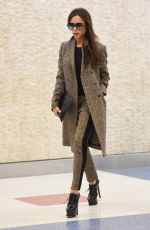 VICTORIA BECKHAM Arrives at JFK Airport in New York 02/06/2016