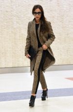 VICTORIA BECKHAM Arrives at JFK Airport in New York 02/06/2016