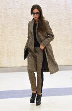 VICTORIA BECKHAM Arrives at JFK Airport in New York 02/06/2016