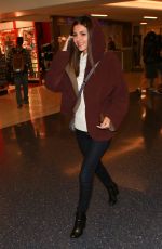 VICTORIA JUSTICE at Los Angeles International Airport 02/04/2016