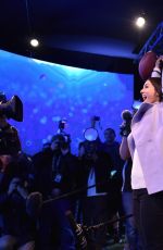 VICTORIA JUSTICE at Super Bowl City Verizon Access Zone in San Francisco 02/04/2016