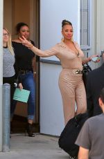VIVIA FOX Leaves a Studio in Los Angeles 02/22/2016