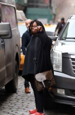 WHOOPI GOLDBERG Leaves Lure Fishbar on Prince & Mercer in Soho 02/01/2016