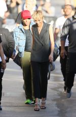 ZENDAYA COLEMAN Arrives at Jimmy Kimmel Live 02/10/2016