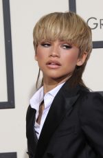 ZENDAYA COLEMAN at Grammy Awards 2016 in Los Angeles 02/15/2016
