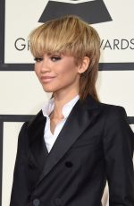 ZENDAYA COLEMAN at Grammy Awards 2016 in Los Angeles 02/15/2016