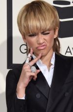 ZENDAYA COLEMAN at Grammy Awards 2016 in Los Angeles 02/15/2016