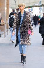 ZENDAYA COLEMAN Out and About in New York 02/22/2016