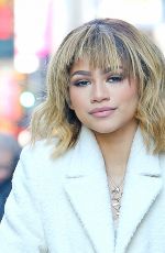 ZENDAYA COLEMAN Out and About in New York 02/26/2016