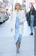 ZENDAYA COLEMAN Out and About in New York 02/26/2016