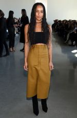 ZOE KRAVITZ at Calvin Llein Fashio Show at New York Fashion Week 02/18/2016