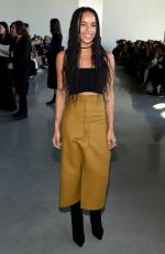 ZOE KRAVITZ at Calvin Llein Fashio Show at New York Fashion Week 02/18/2016