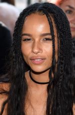 ZOE KRAVITZ at Calvin Llein Fashio Show at New York Fashion Week 02/18/2016