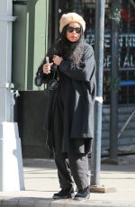 ZOE KRAVITZ Out and About in New York 02/12/2016