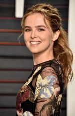 ZOEY DEUTCH at Vanity Fair Oscar 2016 Party in Beverly Hills 02/28/2016