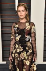 ZOEY DEUTCH at Vanity Fair Oscar 2016 Party in Beverly Hills 02/28/2016