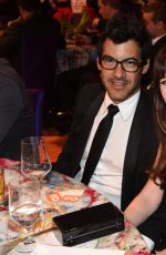 ZOOEY DESCHANEL at Elton John Aids Foundation’s Oscar Viewing Party in West Hollywood 02/28/2016