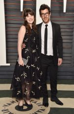 ZOOEY DESCHANEL at Vanity Fair Oscar 2016 Party in Beverly Hills 02/28/2016