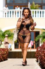 ADRIENNE BAILON in Bikini on Vacation in Mexico 03/20/2016