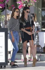ALESSANDRA AMBROSIO and LILY ALDRIDGE Out in Santa Monica 02/27/2016