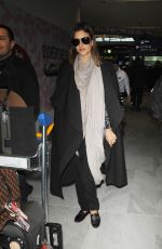 ALESSANDRA AMBROSIO at Charles-De-Gaulle Airport in Paris 03/02/2016