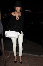 ALESSANDRA AMBROSIO at Madeo Restaurant in Hollywood 03/29/2016