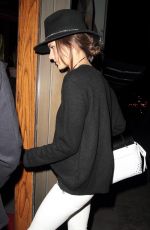 ALESSANDRA AMBROSIO at Madeo Restaurant in Hollywood 03/29/2016