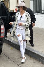 ALESSANDRA AMBROSIO Leaves Au Fudge in Los Angeles 03/29/2016