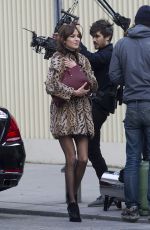 ALEXA CHUNG on the Set of Photoshoot for Longchamp in Paris 03/17/2016