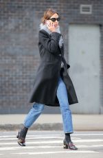 ALEXA CHUNG Out and About in New York 03/03/2016