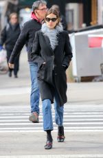 ALEXA CHUNG Out and About in New York 03/03/2016