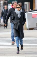 ALEXA CHUNG Out and About in New York 03/03/2016