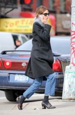 ALEXA CHUNG Out and About in New York 03/03/2016