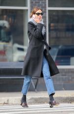 ALEXA CHUNG Out and About in New York 03/03/2016