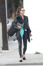 ALEXANDRA AMBROSIO Heading to a Yoga Class in Los Angeles 03/29/2016